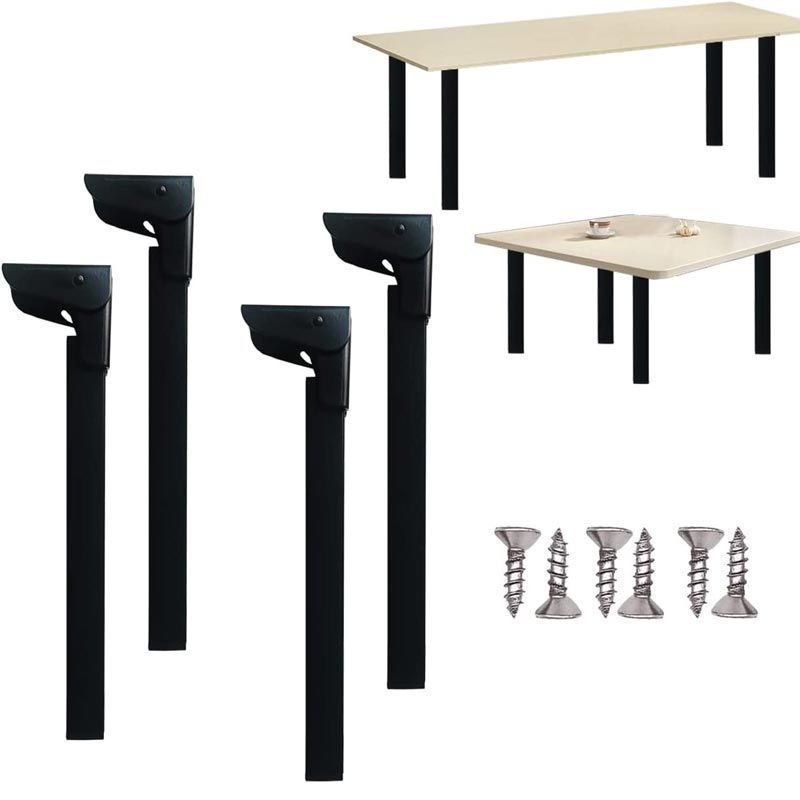 Stock🔥4pcs Square Tube Folding Feet Folding Table Feet Sofa Furniture