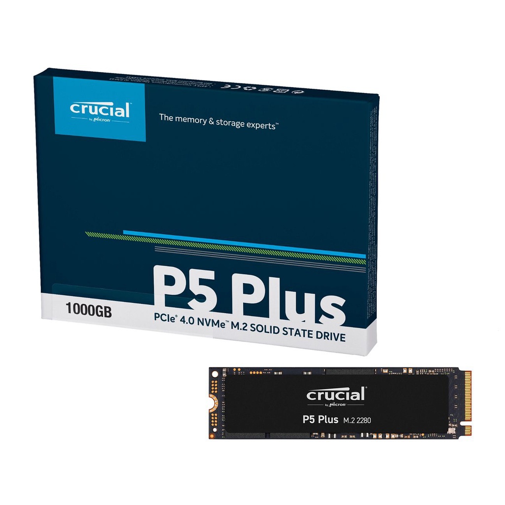 Crucial P5 Plus 2TB Gen4 NVMe M.2 SSD Internal Gaming SSD with Heatsink,  Compatible with Playstation 5(PS5) - up to 6600MB/s - CT2000P5PSSD5