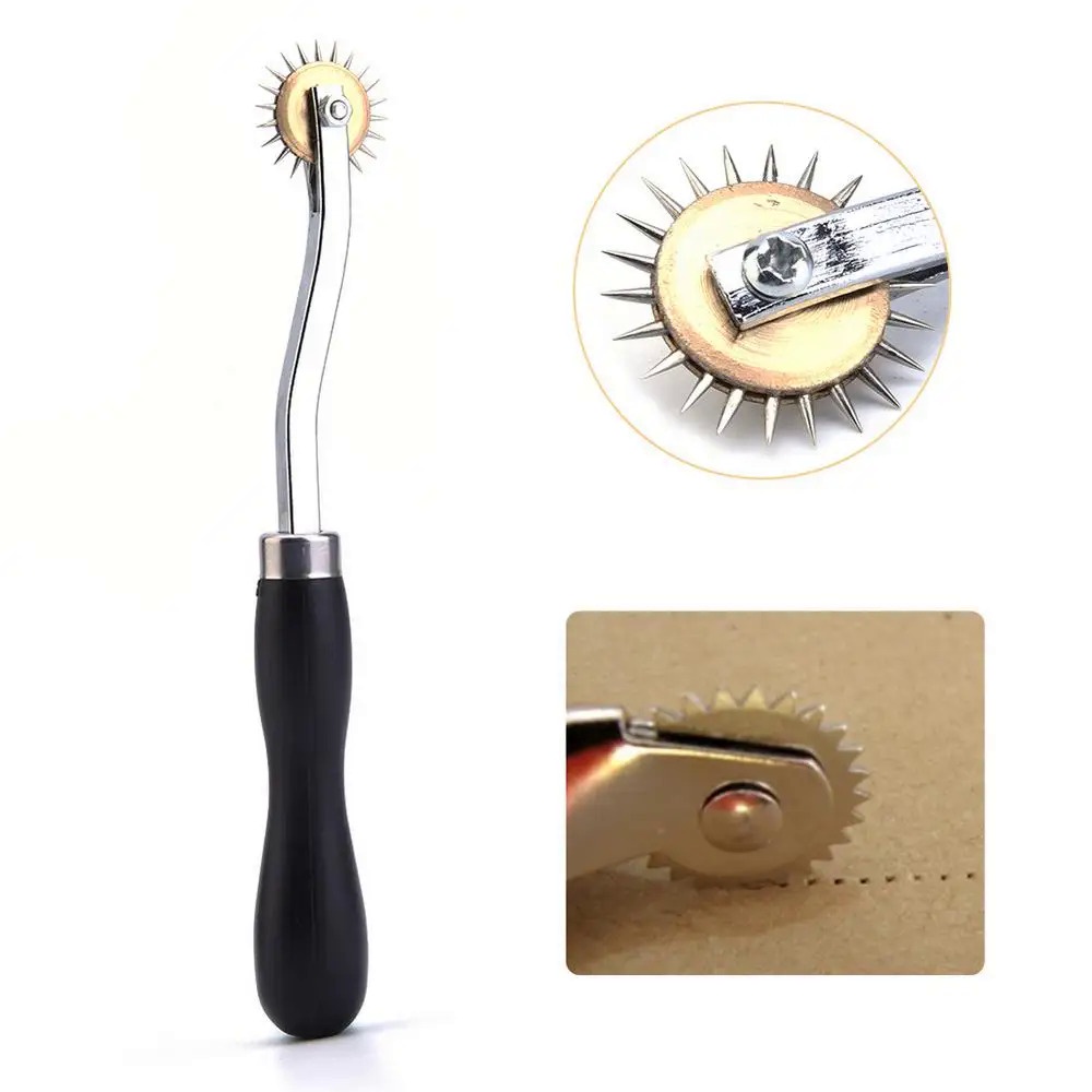 DIY Overstitch Stitch Spacing Paper Craft Roulette Wheel Leather Sewing ...