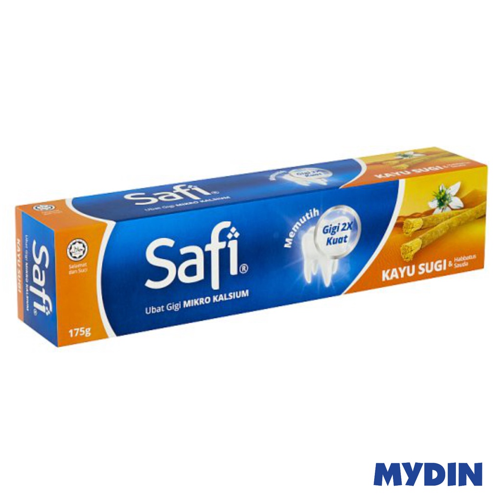 Safi Micro Calcium Toothpaste Fresh Mint with Kayu Sugi (75g) | Shopee ...