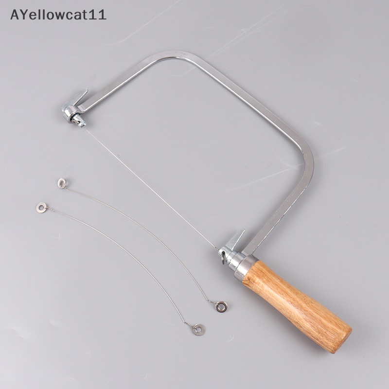 AA Stainless Steel String Cutter Saw With 2 Strings For Diy Soap Wax SG