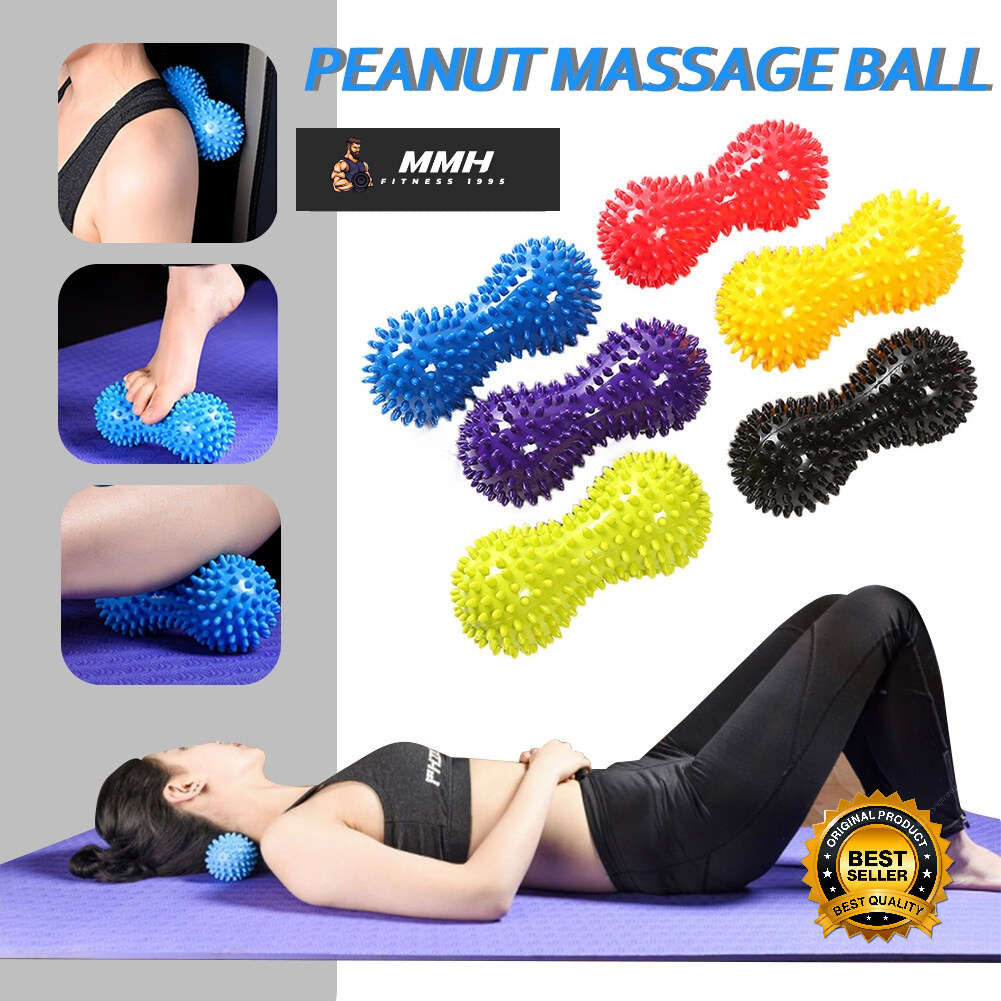 Peanut Yoga Ball Spiky Ball Massage Therapy Ball Yoga Muscle Relax Trigger Point Full Body Massage Tool Peanut Ball Shopee Singapore