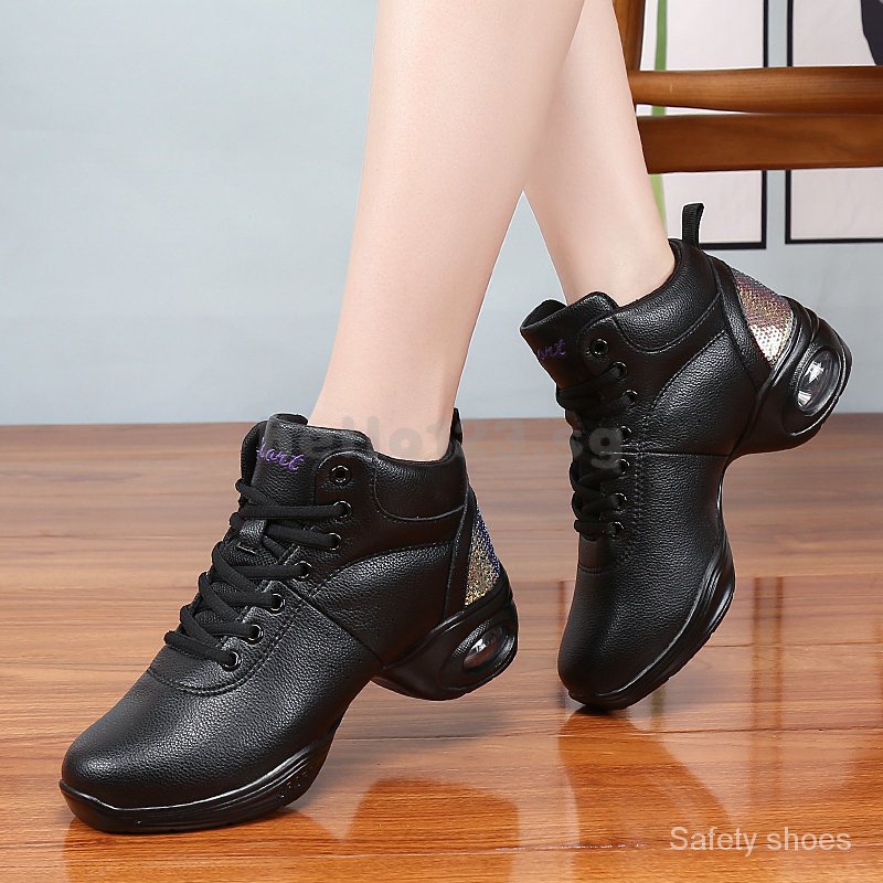 Ready Stock Jazz Sailor Dancing Women's Shoes Square Dance Shoes Soft