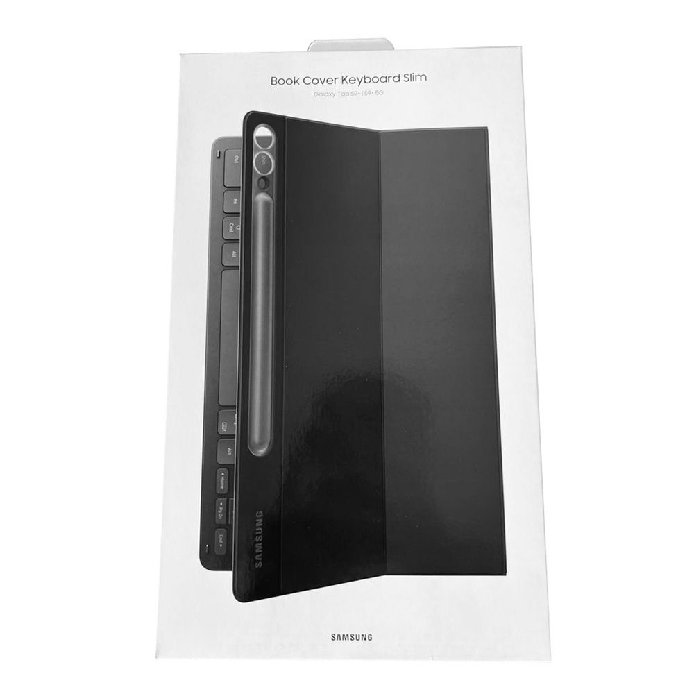 Samsung Official Galaxy Tab S9+ S9FE+ Book Cover Keyboard Slim (US Layout), EFDX810 Shopee