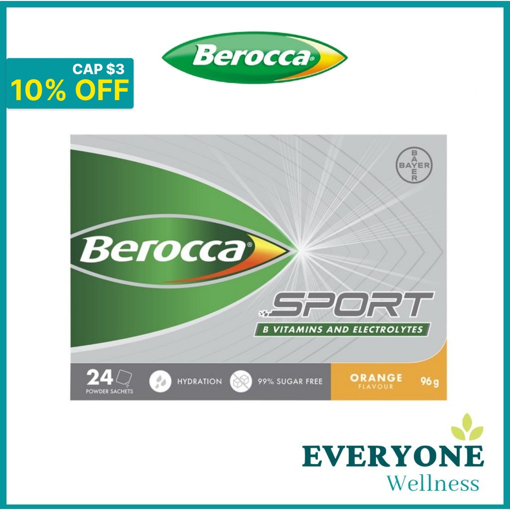 [PROMO] Berocca Sport B Vitamins & Electrolytes Orange Flavour 24