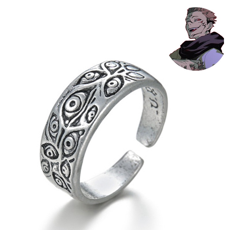 Anime Jujutsu Kaisen Rings Satoru Gojo Geto Suguru Fushiguro Toji