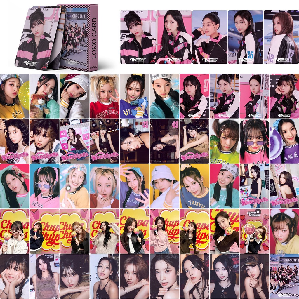 55pcs TWICE Lomo cards JAPAN SEASON'S GREETINGS 2025 Circuit24 Album