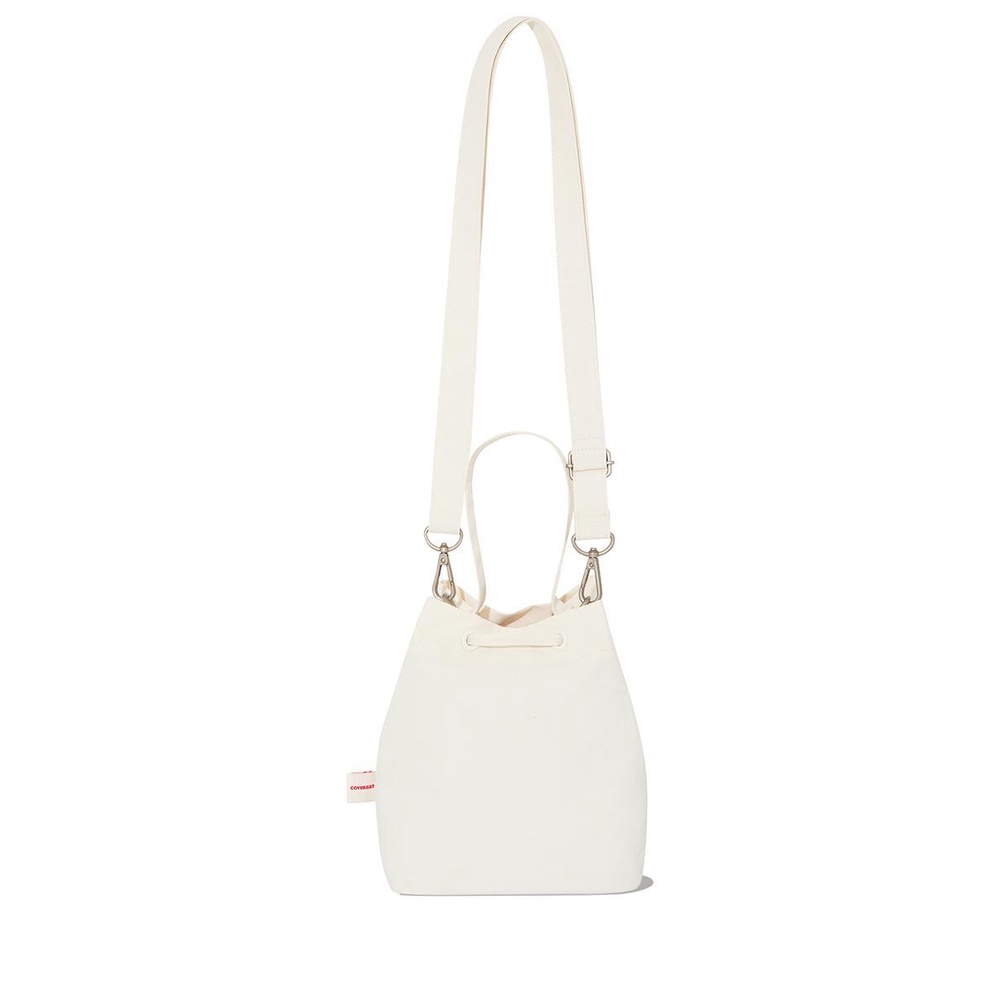 ☆23SS☆【COVERNAT】☆Cloverheart nylon bucket ba.g☆ Covernat] Clover Heart Shirring Medium Nylon Hobo Shoulder