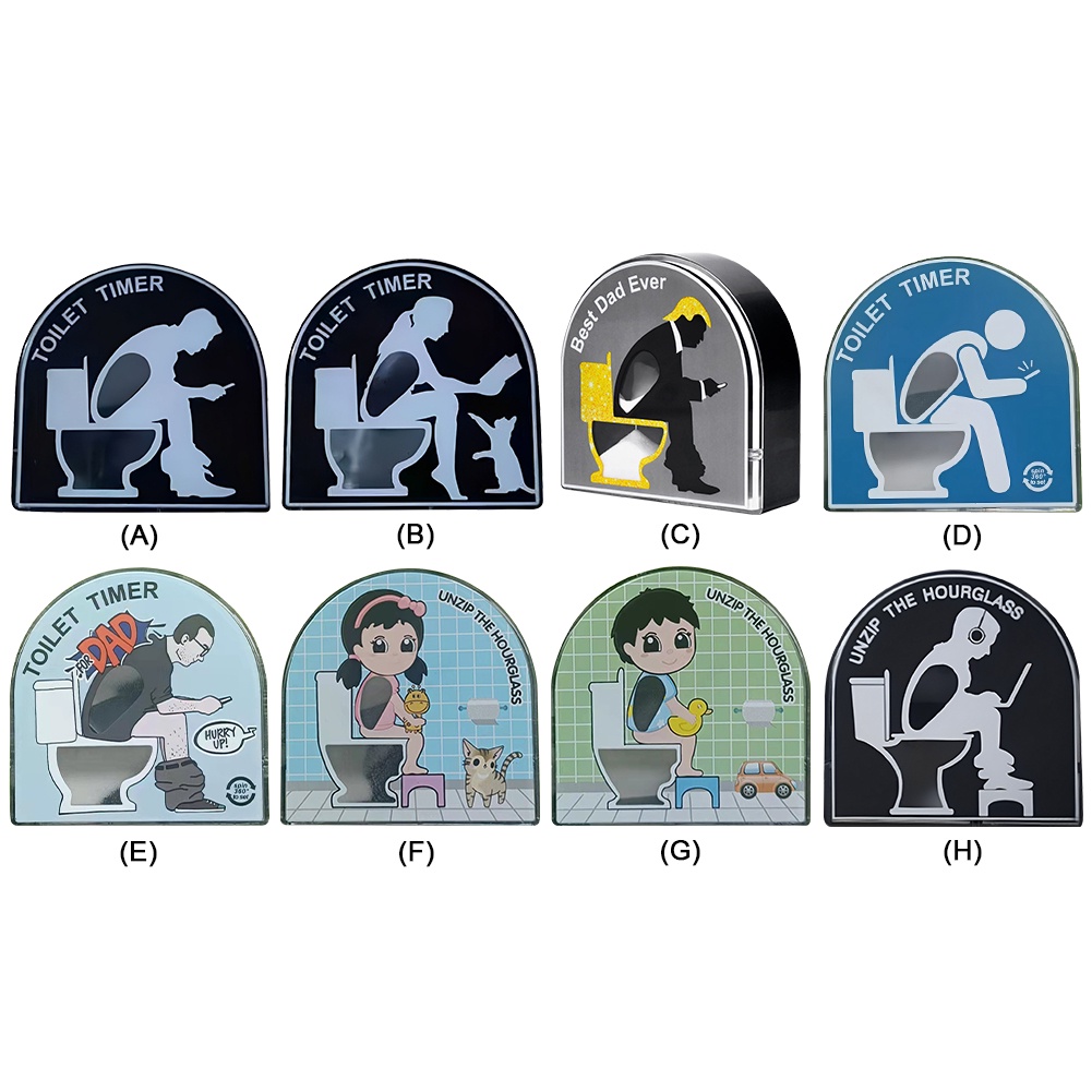 Creative Clock Timers 5 Minutes Toilet Countdown Timer Manage Time Gift ...