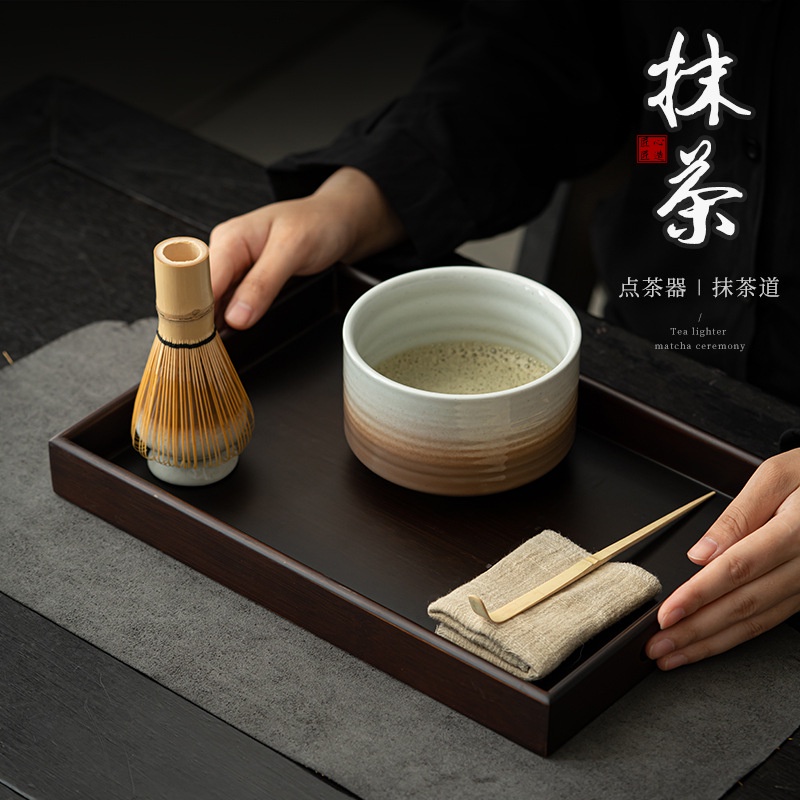 Japanese Matcha Sets Ru Ware Matcha Bowl Benli Tea Whisk Utensils Set