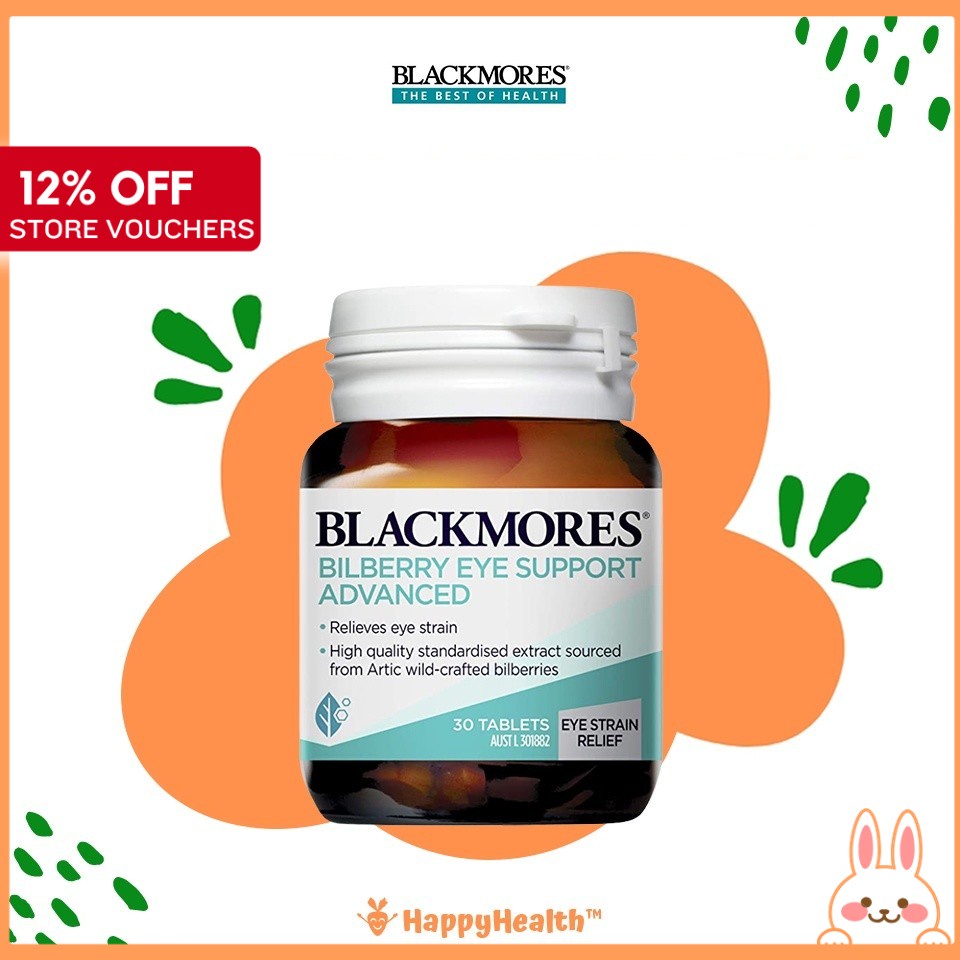 Blackmores Bilberry Eye Support Advanced 30S Shopee Singapore