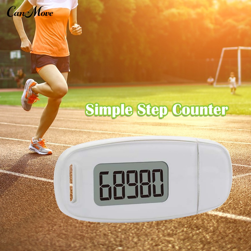 Canmove Simple Step Counter Compact Pedometer Stay Active with