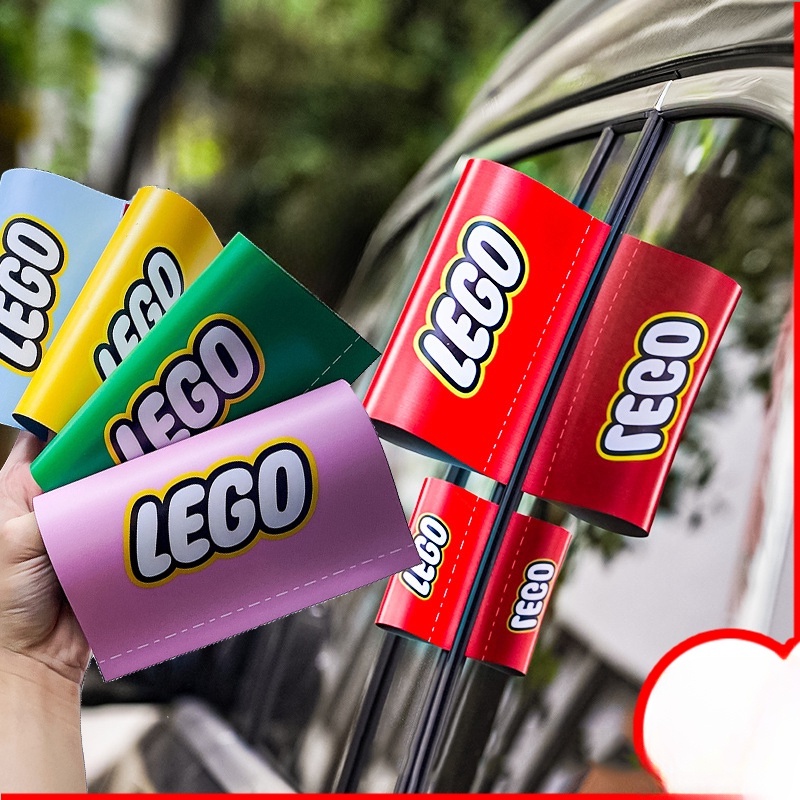 LT Car/Motorcycle Lego Label Sticker Creative Decorative Decals Trunk ...