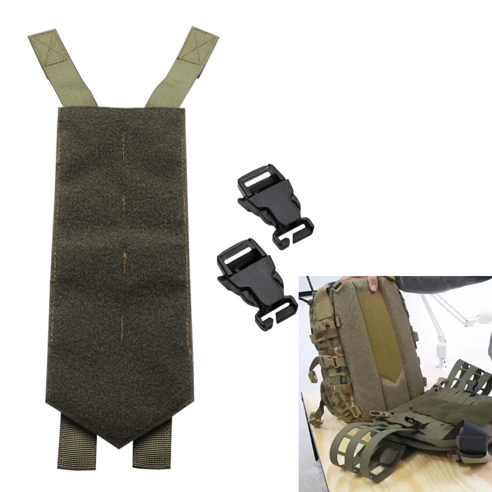LUC 1000D Tactical Vest Backpack Conversion Attachment Kit Hook&Loop
