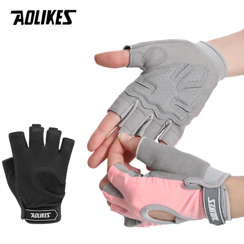 Aolikes HS119 Sports Gloves 1PAIR Gym Weight Lifting Hand Protection