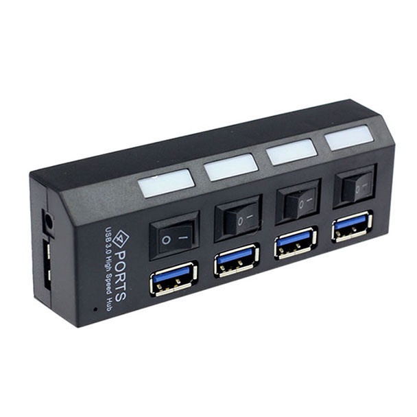 4 Ports 2.0 3.0 USB HUB Splitter High Speed Multi Splitter USB Adapter ...