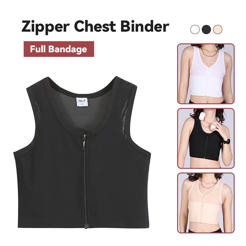 Bandage Women Chest Binder Breast Binder Breathable Front Bandage