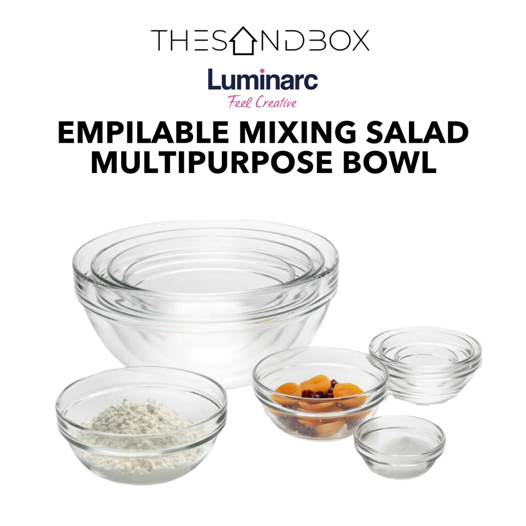 Luminarc Empilable Glass Serving Bowl