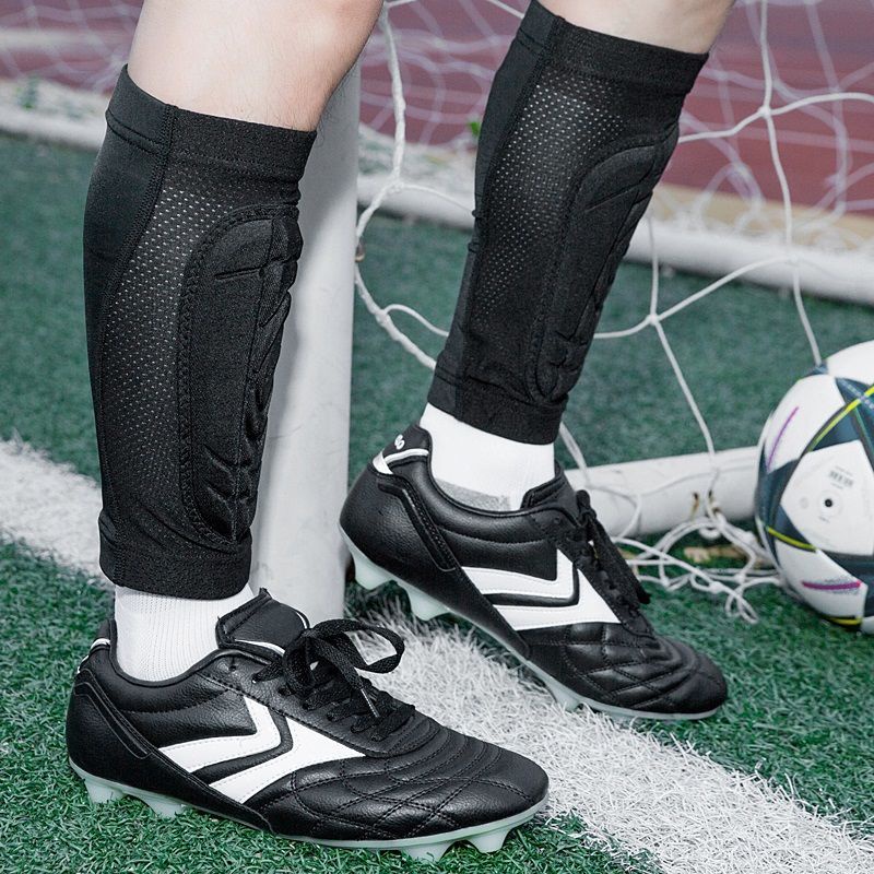 Thickened Eva Sponge Adult Football Shin Pads Foot Sock Sports Cycling ...