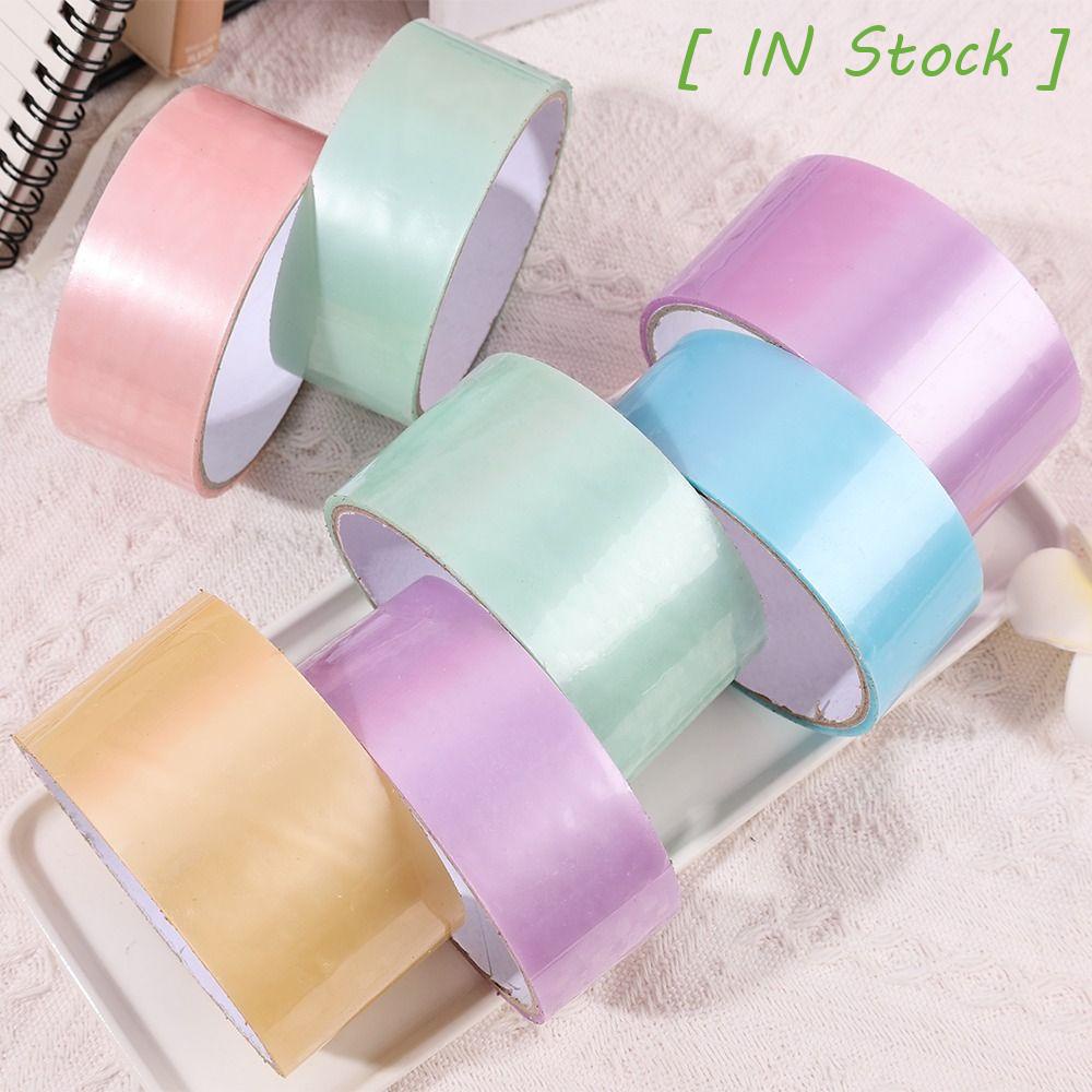 [ IN STOCK ] Colorful Sticky Ball Tape Colorful Translucent Rolling Craft Gifts for Kids Adults