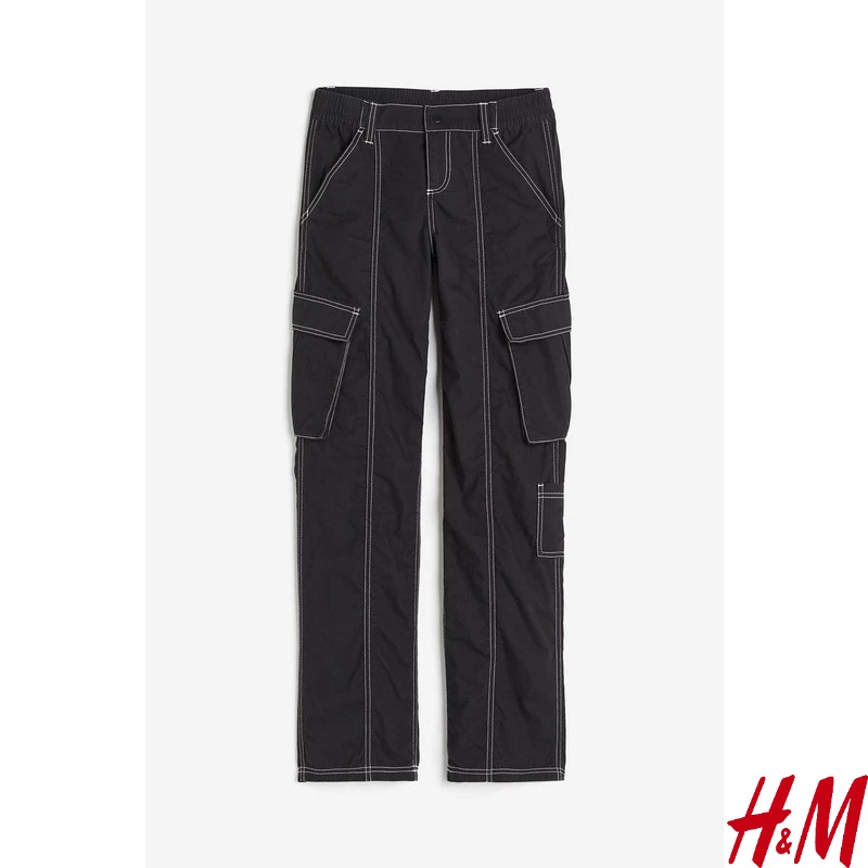 H&M Canvas Cargo Trousers