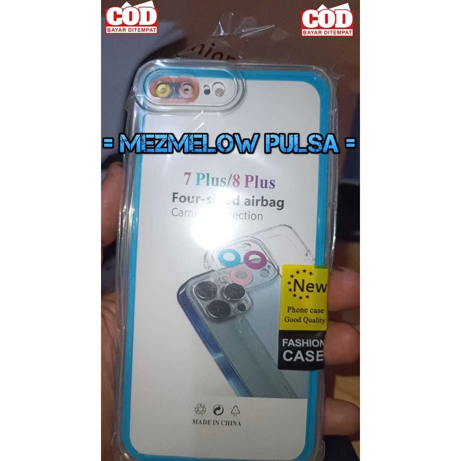 Softcase Silikon Transparant  Casing Caseng IPHONE 7 PLUS / IPHONE 8 PLUS - Gambar 2