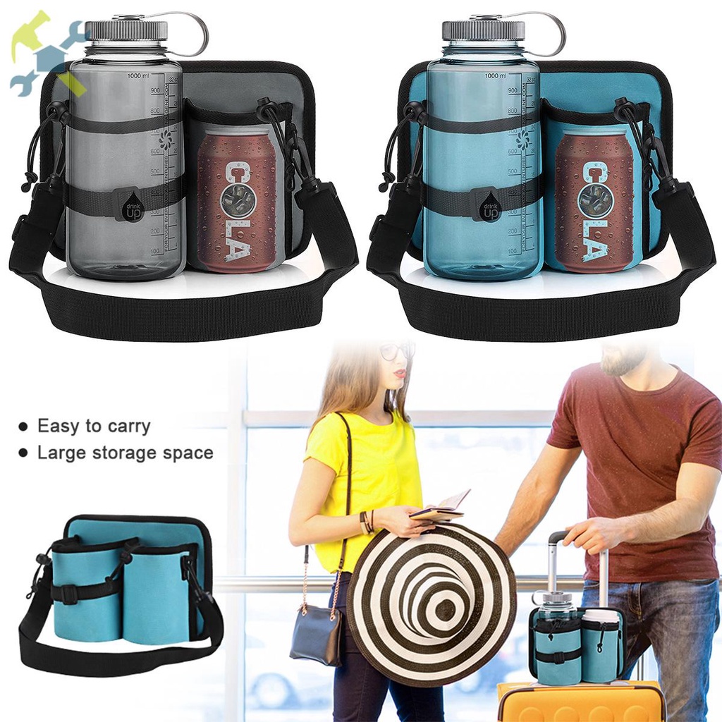 Luggage Cup Holder Travel Drink Bag Free Hand Drink Caddy 2 Coffee Mugs