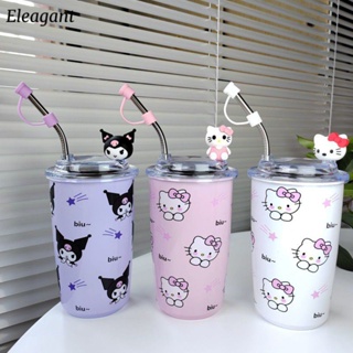 Kawaii Sanrio Hello Kitty Ins Bouncing Cover Thermo Cup Anime