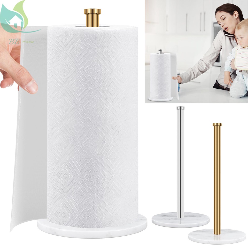 Paper Towel Holder Countertop Standing Paper Towel Roll Holders with ...