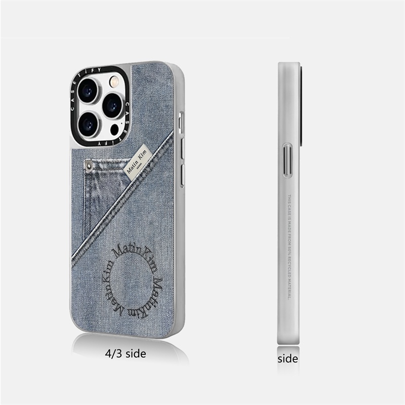 CASEACASE X Matin Kim Denim Pocket Magnetic suction Sliver Mirror