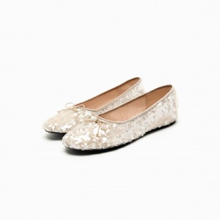 Zara best sale sequin shoes