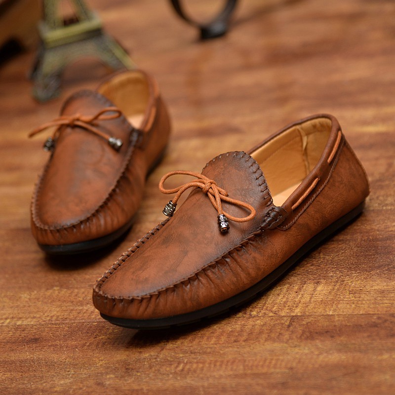 Men's casual hot sale moccasin shoes