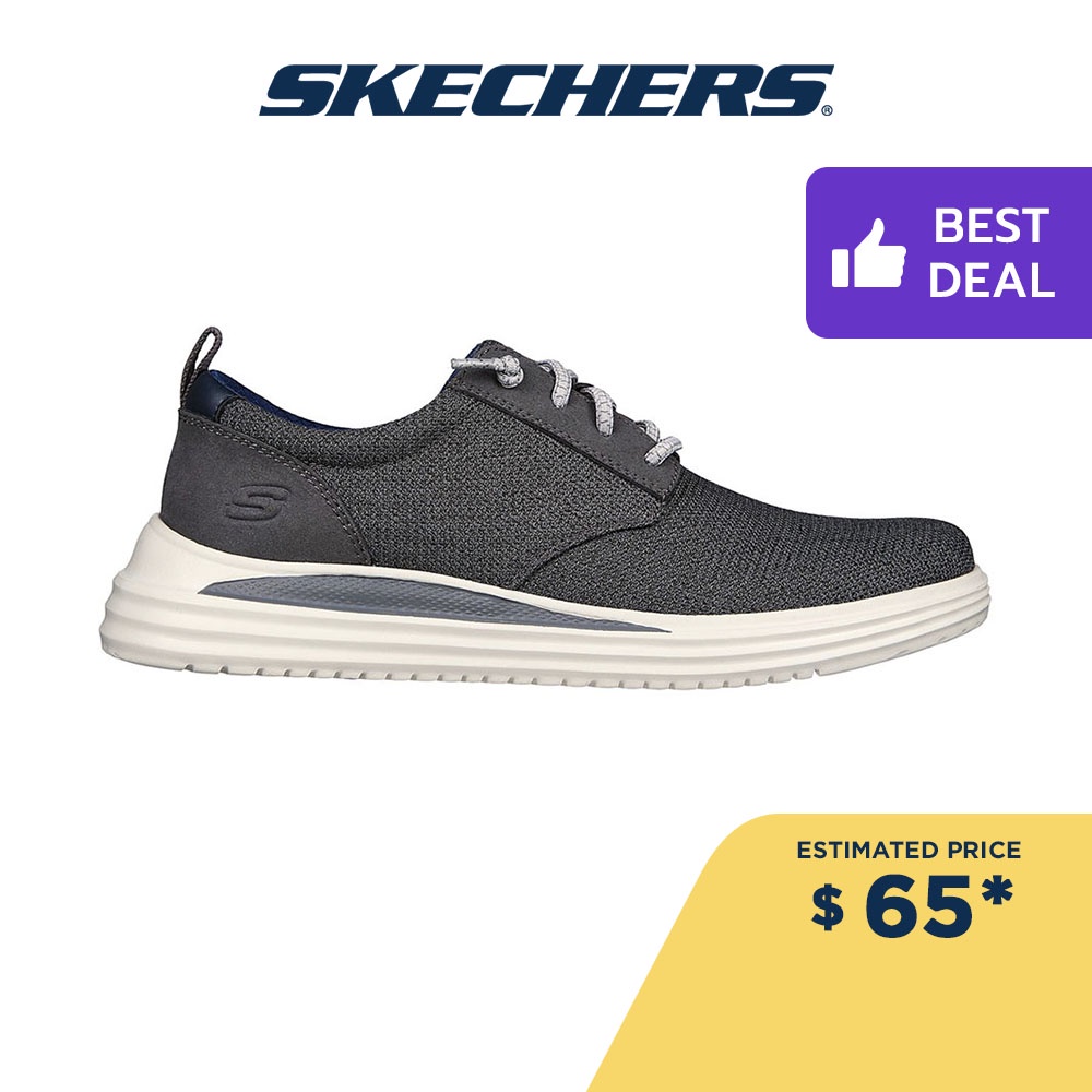 Skechers Online Exclusive Men Usa Proven Gladwin Shoes 204669 Char Air Cooled Memory Foam 0978