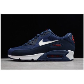 Nike air max 90 essential midnight navy university outlet red