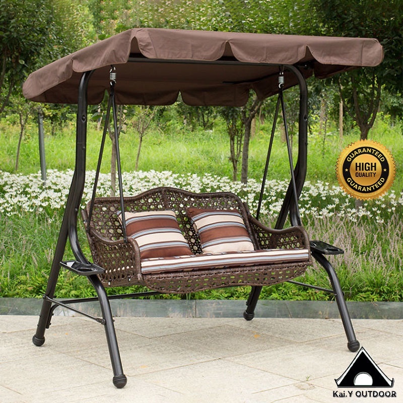 JF Garden Chair Double Outdoor Swing Chair Courtyard Hanging