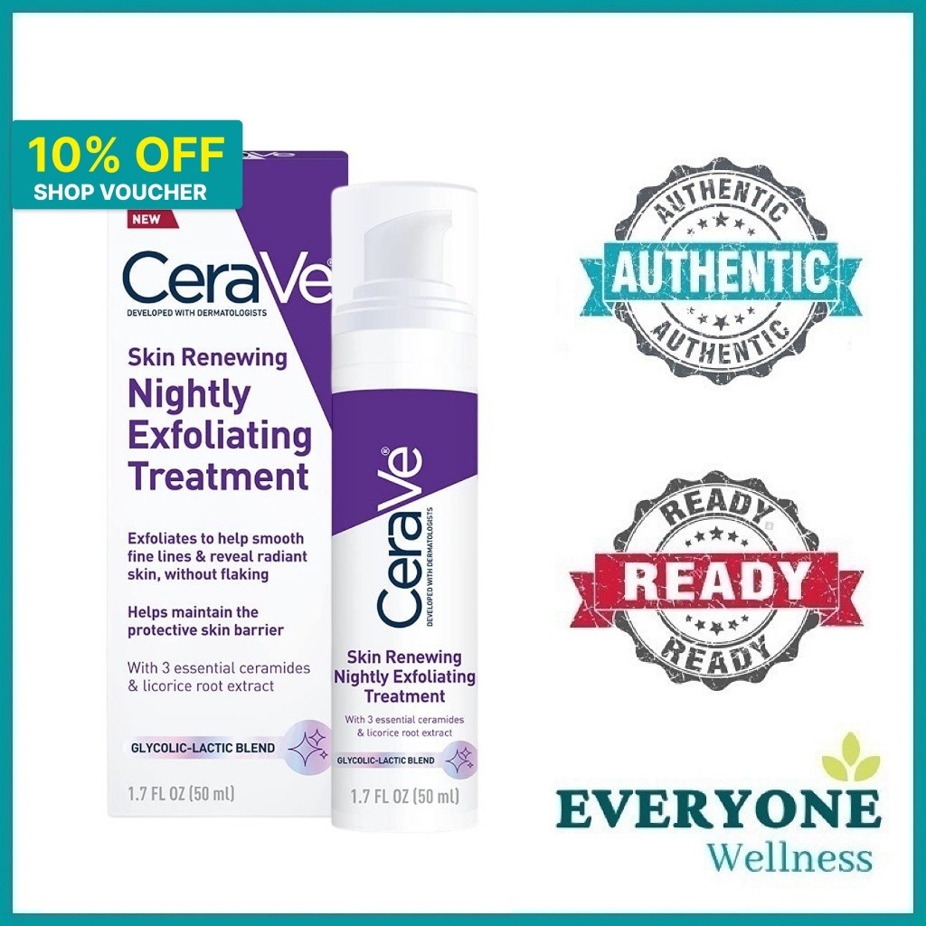 [Local Delivery] CeraVe Skin Renewing Nightly Exfoliating Treatment