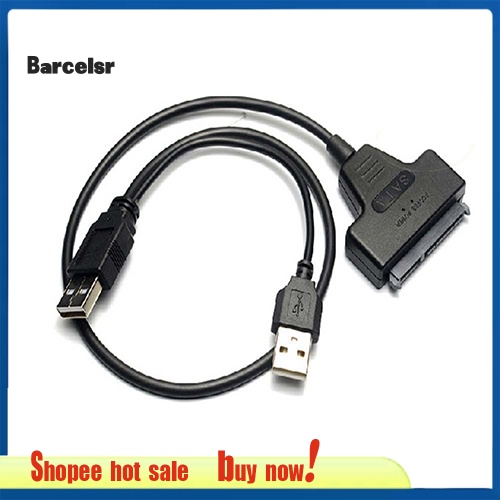 Ba Usb 20 To 25inch 22 715 Serial Ata Sata 20 Hddssd Converter Cable Adapter Shopee Singapore 4827
