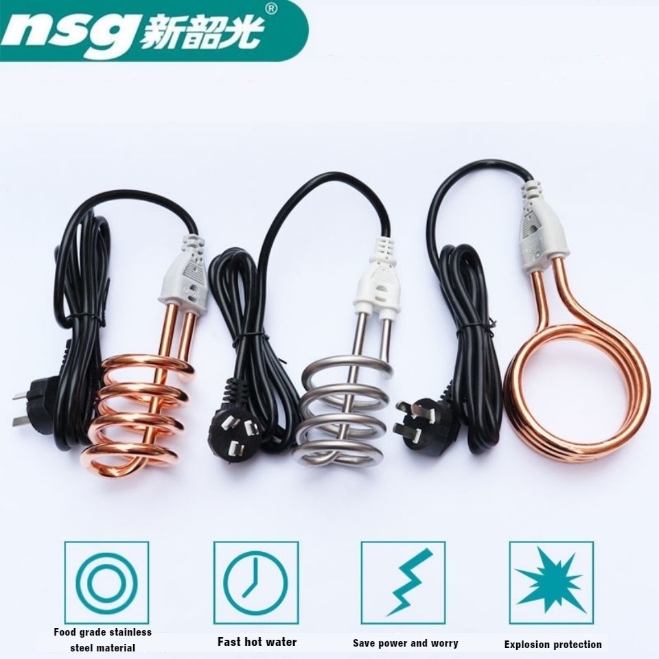 Electric heating tube water heater bath water Rod stainless steel quick ...