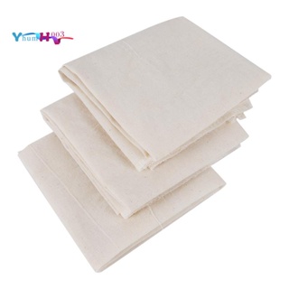 Muslin Cloths for Cooking, Pack of 5 (50X50CM), Unbleached, Cotton Reusable  and Washable Cheese Cloths for Straining 