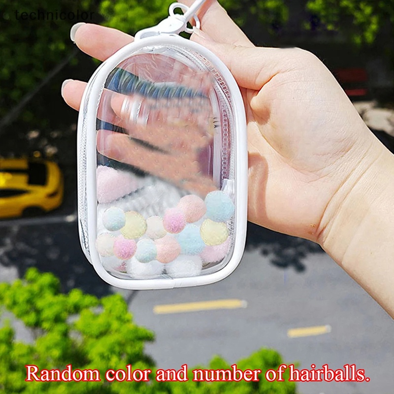 【TESG】 Transparent Storage Box Pouch Mystery Box Keychain Toy Display ...