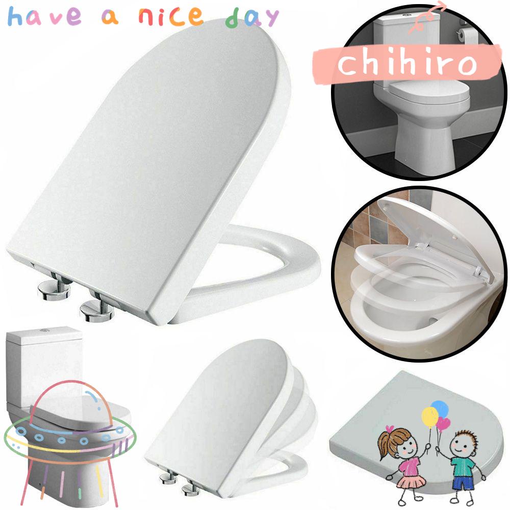 CHIHIRO Toilet Cover Seats Quik Release Nonyellowing Soft Closing Creamwhite Top Fixing Hinges