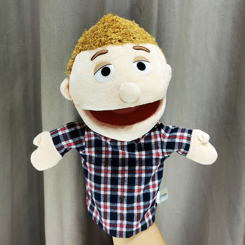 Open Mouth Hand Puppet Toy Family Character Family Talk Puppet Kindergarten Open Mouth Hand