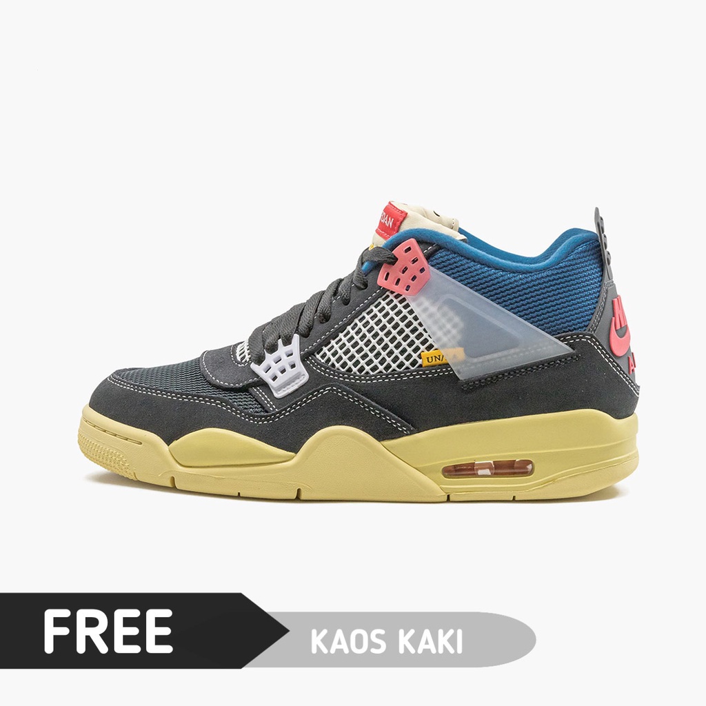 Air Jordan 4 Retro SP Union Off Black | Shopee Singapore