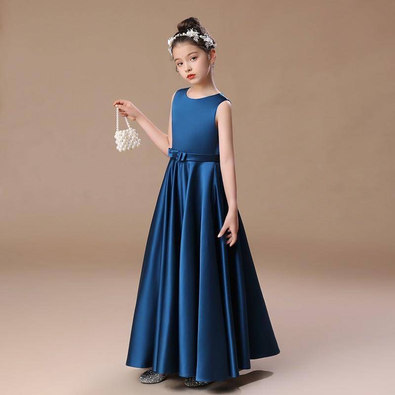 Customize Girl High End Blue Dress Music Festival Piano Violin ...