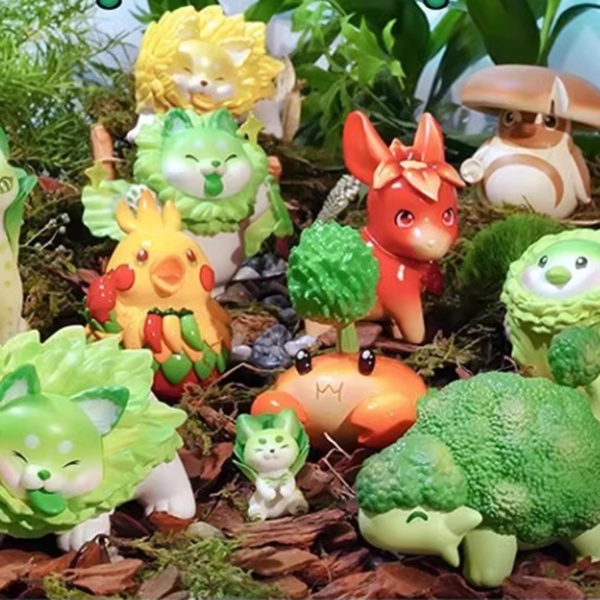 Toptoy DODOWO Vegetable Elf Third Generation Series Blind Box Doll Tide ...