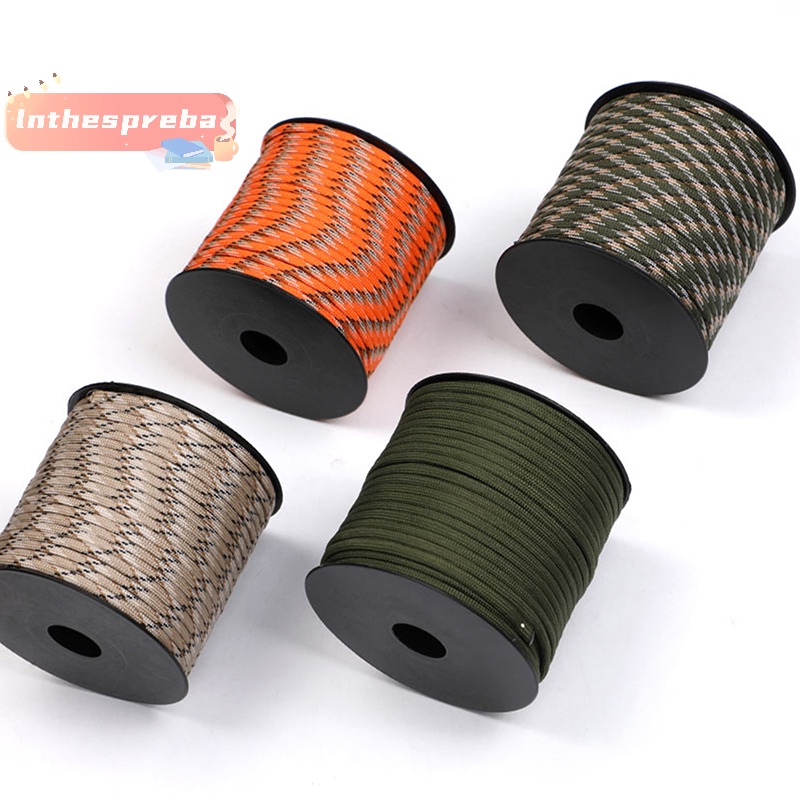 100FT 3mm Assorted Parachute Cord Rope Mask Lanyard DIY Craft
