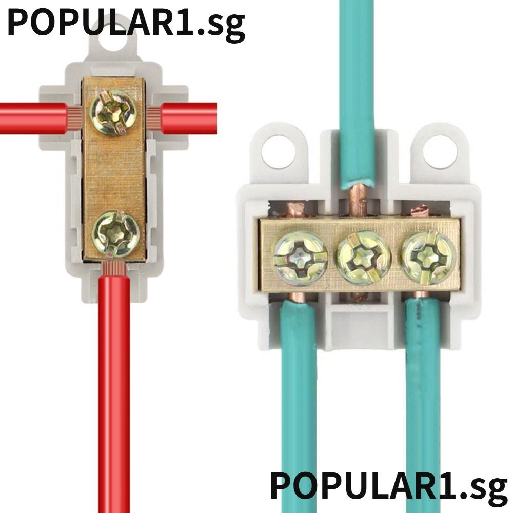 POPULAR T-type Wiring Terminal Electrical General Connector Electrical ...