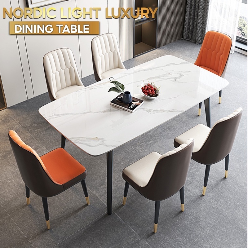 GSF Dining Table Light Luxury Dining Table Set Small House Multi ...