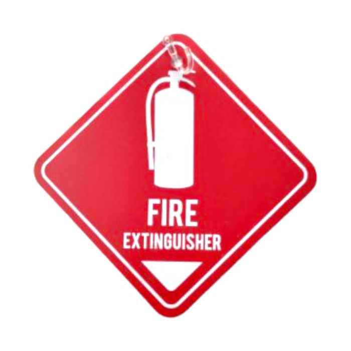 Signage Sign Board Free Extinguisher PVC Material With | Shopee Singapore