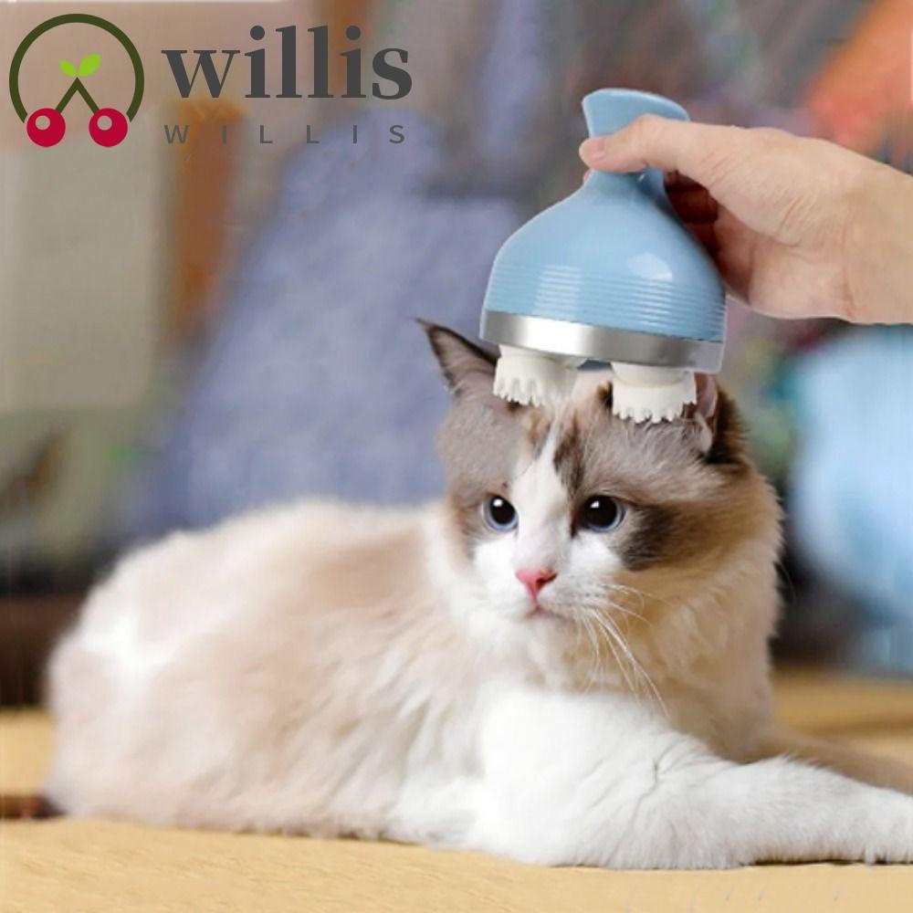 WILLIS Cat Head Massager, Smart Electric Dog MassagePractical USB